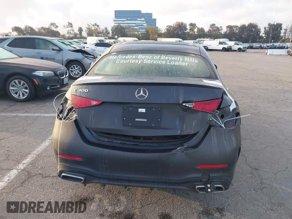 2024 Mercedes-Benz C 300 with VIN W1KAF4GB4RR170782, listed as a IAAI auction lot 40947069 with 4,800 mi miles and . Bid and sale history available at DreamBid. Image 17.