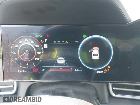2024 Hyundai Elantra SEL with VIN KMHLM4DG5RU641629, listed as a IAAI auction lot 42137743 with 34,881 mi miles and . Bid and sale history available at DreamBid. Image 7.