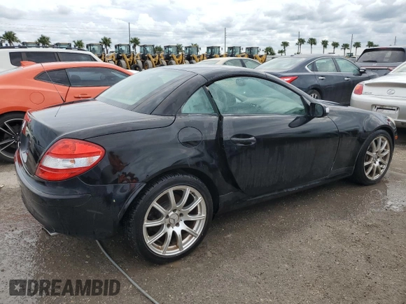 2005 Mercedes-Benz SLK 230/320 with VIN WDBWK56F15F040880, listed as a Copart auction lot 76251844 with 51,702 mi miles and Non Repairable. Bid and sale history available at DreamBid. Image 3.