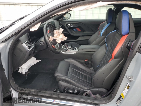2024 BMW M2 with VIN 3MF13DM08R8D93985, listed as a Copart auction lot 85518864 with 16,109 mi miles and Salvage Title. Bid and sale history available at carsss.com. Image 7.