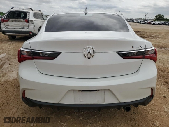 2020 Acura ILX with VIN 19UDE2F35LA003699, listed as a Copart auction lot 54327315 with 107,740 mi miles and Salvage title. Bid and sale history available at DreamBid. Image 6.