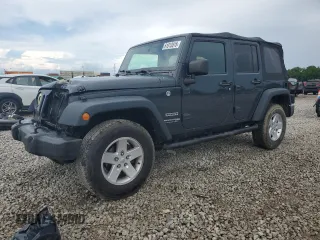 2018 Jeep Wrangler Unlimited Sport with VIN 1C4BJWDG1JL812469, listed as a Copart auction lot 61013815 with 171,703 mi miles and Salvage title. Bid and sale history available at DreamBid. Image 1.