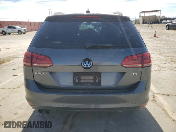 2015 Volkswagen Golf SportWagen TDI S with VIN 3VWCA7AU5FM507953, listed as a Copart auction lot 79109413 with 133,707 mi miles and Salvage Title. Bid and sale history available at carsss.com. Image 6.
