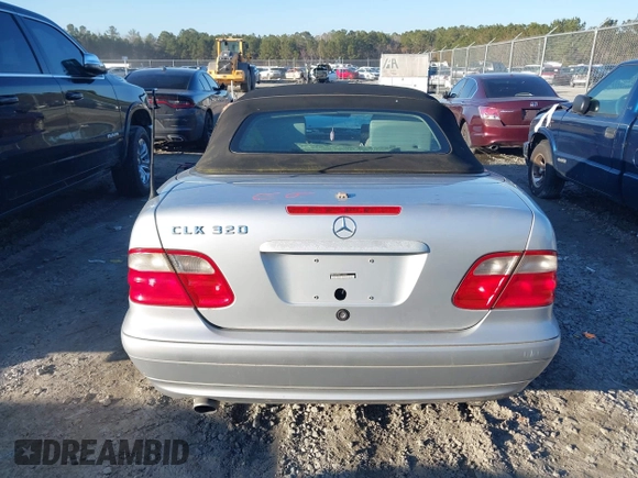 2002 Mercedes-Benz CLK 320/430 with VIN WDBLK65G62T114102, listed as a IAAI auction lot 41370516 with 127,540 mi miles and . Bid and sale history available at DreamBid. Image 16.
