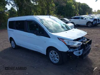 2019 Ford Transit Connect XLT z VIN NM0GE9F27K1405537, wystawiony jako IAAI lot #40491021 z przebiegiem 21 867 mil mil oraz . Historia ofert i sprzedaży dostępna na DreamBid. Obrazek 1.