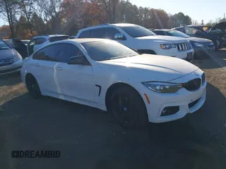 2019 BMW 4 Series 440i xDrive with VIN WBA4J7C57KBM74773, listed as a IAAI auction lot 40770866 with 79,382 mi miles and . Bid and sale history available at carsss.com. Image 1.
