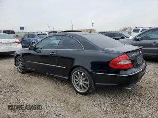 2007 Mercedes-Benz CLK-Class 5.5L with VIN WDBTJ72H47F211102, listed as a Copart auction lot 87902155 with 35,707 mi miles and Salvage Title. Bid and sale history available at carsss.com. Image 2.