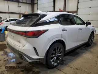 2023 Lexus RX with VIN 2T2BAMCA4PC015100, listed as a Copart auction lot 43455005 with 16,525 mi miles and Salvage Title. Bid and sale history available at carsss.com. Image 3.