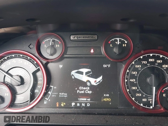 2017 Ram 1500 Rebel z VIN 1C6RR7YT0HS534465, wystawiony jako IAAI lot #41240431 z przebiegiem 125 886 mil mil oraz . Historia ofert i sprzedaży dostępna na DreamBid. Obrazek 7.