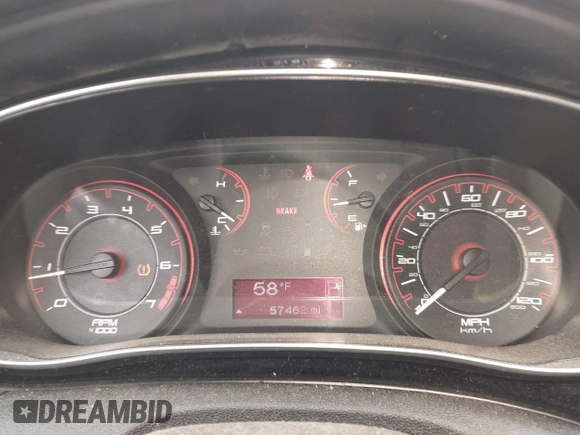 2013 Dodge Dart SXT with VIN 1C3CDFBA0DD195451, listed as a IAAI auction lot 42075857 with 57,462 mi miles and . Bid and sale history available at DreamBid. Image 7.
