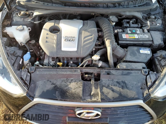 2016 Hyundai Veloster Turbo with VIN KMHTC6AE1GU257488, listed as a Copart auction lot 39705634 with 52,334 mi miles. Bid and sale history available at carsss.com. Image 11.