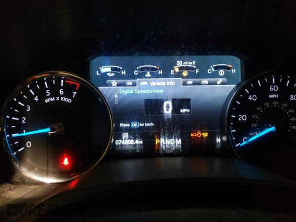 2019 Ford Expedition Limited с VIN 1FMJU2AT1KEA10602, выставлен на аукционе Copart как лот 56602095 с пробегом 74 808 миль миль и Списание • Salvage title. История ставок и продаж доступна на DreamBid. Изображение 9.
