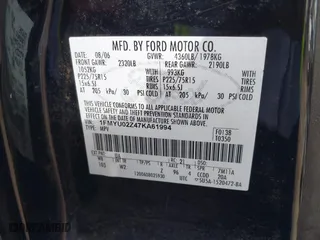 2007 Ford Escape XLS with VIN 1FMYU02Z47KA61994, listed as a IAAI auction lot 41795139 with 128,846 mi miles. Bid and sale history available at carsss.com. Image 9.