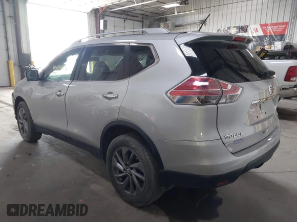 2016 Nissan Rogue SL with VIN 5N1AT2MV2GC737041, listed as a IAAI auction lot 42118333 with 46,213 mi miles and . Bid and sale history available at DreamBid. Image 3.