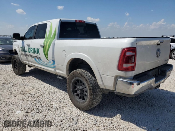 2019 Ram 2500 Laramie z VIN 3C6UR5NL2KG593602, wystawiony jako Copart lot #50212095 z przebiegiem 123 811 mil mil oraz Szkoda całkowita • Salvage title. Historia ofert i sprzedaży dostępna na DreamBid. Obrazek 2.