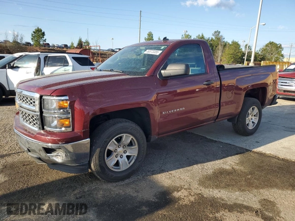 2014 Chevrolet Silverado 1500 with VIN 1GCNCREH8EZ341827, listed as a Copart auction lot 49373355 with 82,225 mi miles and Salvage Title. Bid and sale history available at DreamBid. Image 1.