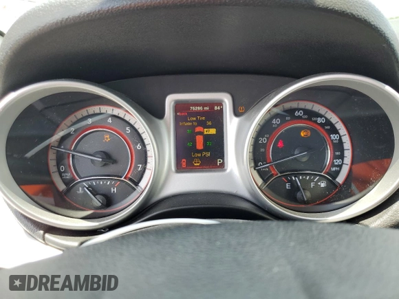 2017 Dodge Journey SE z VIN 3C4PDCAB5HT694834, wystawiony jako Copart lot #56306275 z przebiegiem 75 286 mil mil oraz Szkoda całkowita • Salvage title. Historia ofert i sprzedaży dostępna na DreamBid. Obrazek 9.