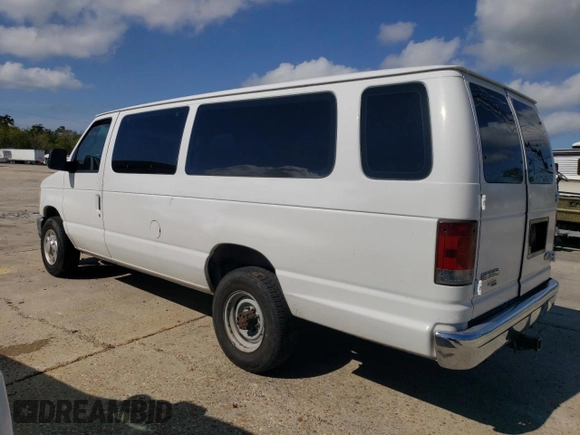 2008 Ford Econoline Passenger XL with VIN 1FBSS31L88DB31294, listed as a Copart auction lot 79436274 with 110,686 mi miles and Salvage Title. Bid and sale history available at DreamBid. Image 2.