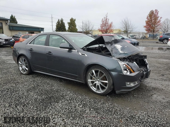 2013 Cadillac CTS Performance with VIN 1G6DK5E30D0137699, listed as a Copart auction lot 80335374 with 81,104 mi miles and Salvage Title. Bid and sale history available at DreamBid. Image 4.