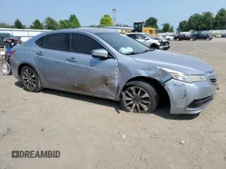 2015 Acura TLX with VIN 19UUB1F36FA015612, listed as a Copart auction lot 60851825 with 122,687 mi miles and Salvage title. Bid and sale history available at DreamBid. Image 4.