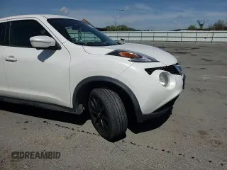 2015 Nissan Juke S with VIN JN8AF5MV5FT555169, listed as a Copart auction lot 54141895 with 122,962 mi miles and Salvage Title. Bid and sale history available at DreamBid. Image 14.