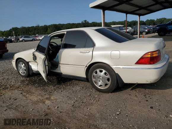 2000 Acura RL with VIN JH4KA9655YC001151, listed as a Copart auction lot 69598714 with 0 mi miles and Salvage Title. Bid and sale history available at carsss.com. Image 2.