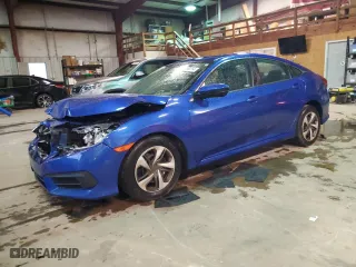 2018 Honda Civic Sedan LX with VIN 2HGFC2F55JH594874, listed as a Copart auction lot 72589214 with NaN miles and Salvage Title. Bid and sale history available at carsss.com. Image 1.