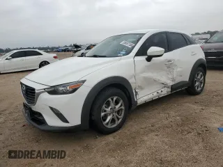 2017 Mazda CX-3 Sport with VIN JM1DKDB7XH0154076, listed as a Copart auction lot 86657104 with 87,655 mi miles and Salvage Title. Bid and sale history available at carsss.com. Image 1.