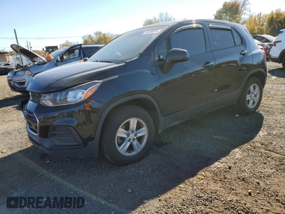 2019 Chevrolet Trax LS with VIN 3GNCJNSB2KL290910, listed as a Copart auction lot 76726814 with 102,053 mi miles and Salvage Title. Bid and sale history available at carsss.com. Image 1.