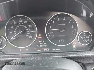 2014 BMW 3 Series 320i xDrive with VIN WBA3C3G5XENS69749, listed as a IAAI auction lot 42052481 with 112,306 mi miles and . Bid and sale history available at carsss.com. Image 7.