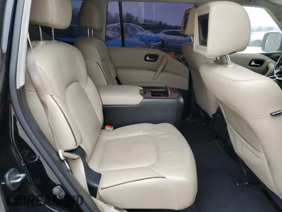 2017 Nissan Armada Platinum with VIN JN8AY2NE4H9704307, listed as a Copart auction lot 85791644 with 79,712 mi miles and Salvage Title. Bid and sale history available at carsss.com. Image 11.