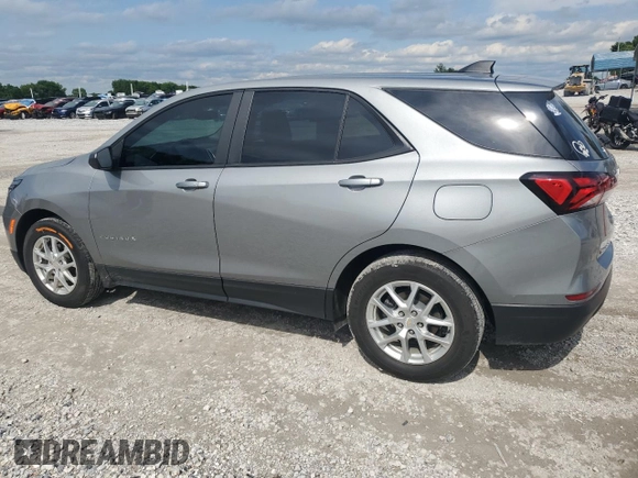 2023 Chevrolet Equinox LS z VIN 3GNAXHEG7PL174964, wystawiony jako Copart lot #58373315 z przebiegiem 34 175 mil mil oraz Szkoda całkowita • Salvage title. Historia ofert i sprzedaży dostępna na DreamBid. Obrazek 2.