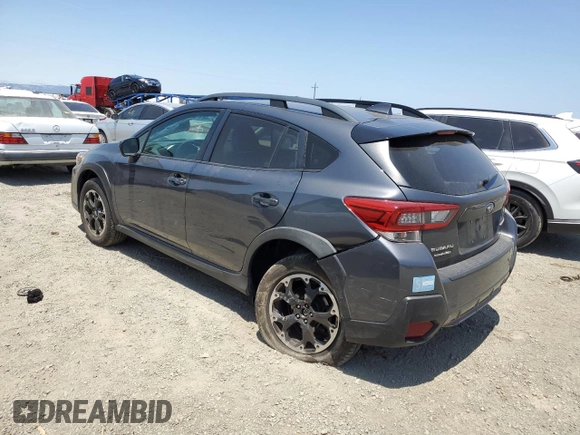 2021 Subaru Crosstrek Premium with VIN JF2GTAEC8MH256054, listed as a Copart auction lot 59810905 with 48,773 mi miles and Salvage title. Bid and sale history available at DreamBid. Image 2.