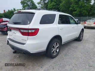 2016 Dodge Durango Limited with VIN 1C4RDJDGXGC387223, listed as a IAAI auction lot 42046793 with 156,032 mi miles and . Bid and sale history available at DreamBid. Image 4.