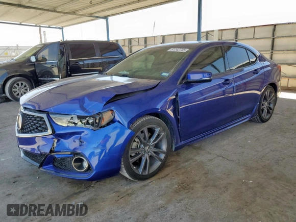 2018 Acura TLX w/A-SPEC Pkg with VIN 19UUB2F6XJA012009, listed as a Copart auction lot 61242705 with 125,291 mi miles and Salvage title. Bid and sale history available at DreamBid. Image 1.