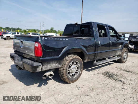 2013 Ford F-250 XL with VIN 1FT7W2BT9DEB69071, listed as a Copart auction lot 62896665 with 119,048 mi miles and Salvage title. Bid and sale history available at DreamBid. Image 3.