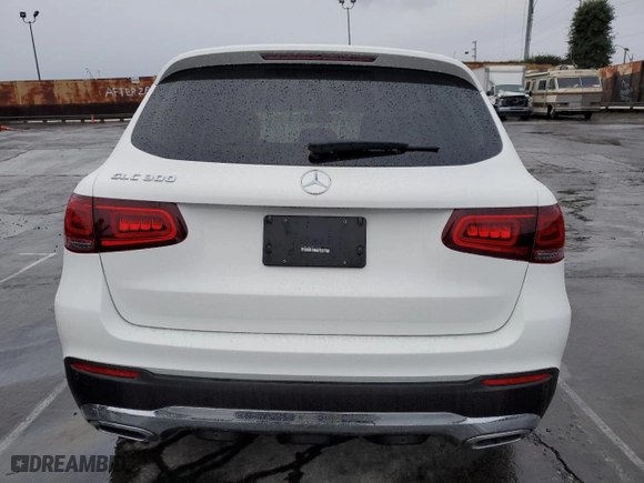 2021 Mercedes-Benz GLC with VIN W1N0G8DB0MV320488, listed as a Copart auction lot 48013105 with 24,458 mi miles and Salvage Title. Bid and sale history available at carsss.com. Image 6.