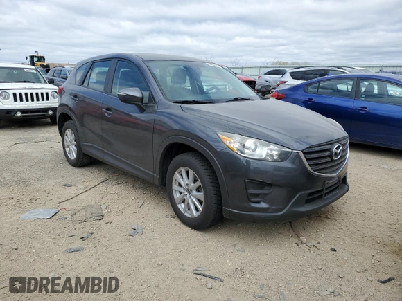 2016 Mazda CX-5 Sport with VIN JM3KE2BE8G0617663, listed as a Copart auction lot 54538385 with 202,806 mi miles and Non Repairable. Bid and sale history available at carsss.com. Image 4.