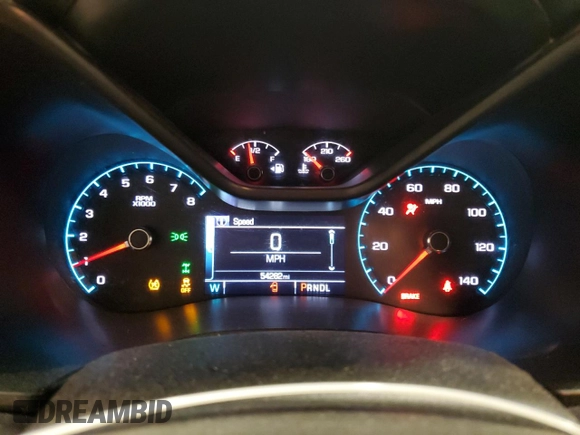 2018 Chevrolet Colorado 4WD LT with VIN 1GCGTCEN9J1316228, listed as a Copart auction lot 55973725 with 54,282 mi miles and Salvage title. Bid and sale history available at DreamBid. Image 9.