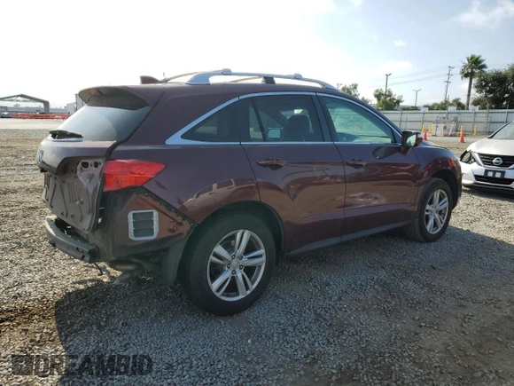 2013 Acura RDX Technology with VIN 5J8TB4H50DL013934, listed as a Copart auction lot 60252505 with 154,642 mi miles and Salvage title. Bid and sale history available at DreamBid. Image 3.