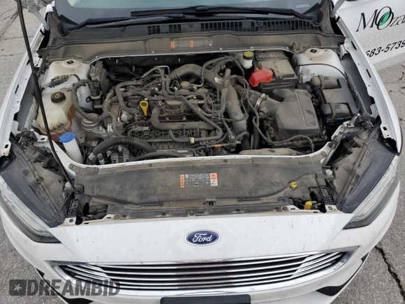 2020 Ford Fusion SE with VIN 3FA6P0HD9LR188959, listed as a Copart auction lot 60460795 with 110,974 mi miles and Salvage title. Bid and sale history available at DreamBid. Image 11.