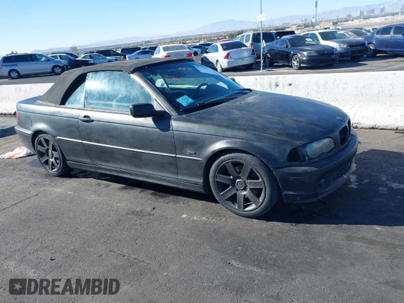 2002 BMW 3 Series 325Ci with VIN WBABS33492PG86133, listed as a IAAI auction lot 41388226 with 174,359 mi miles and . Bid and sale history available at DreamBid. Image 1.