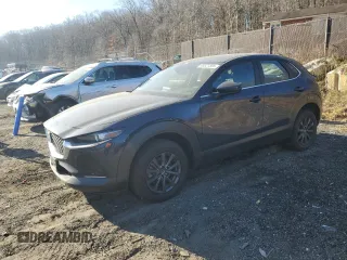 2023 Mazda CX-30 S with VIN 3MVDMBAM9PM509075, listed as a Copart auction lot 49321595 with 23,792 mi miles and Salvage Title. Bid and sale history available at carsss.com. Image 1.