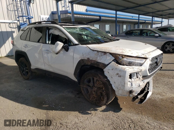 2023 Toyota RAV4 Adventure with VIN 2T3J1RFV1PW402088, listed as a Copart auction lot 41823475 with 30,498 mi miles and Salvage Title. Bid and sale history available at carsss.com. Image 4.