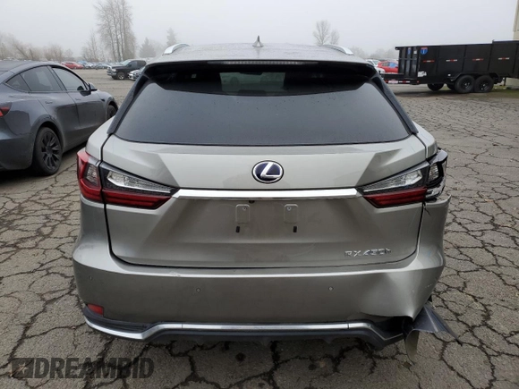 2021 Lexus RX with VIN 2T2HGMDA9MC057149, listed as a Copart auction lot 84007814 with 42,025 mi miles and Salvage Title. Bid and sale history available at carsss.com. Image 6.