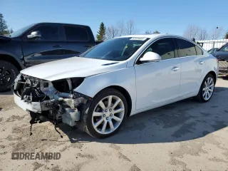 2013 Buick Regal Turbo Premium 3 with VIN 2G4GU5GVXD9123734, listed as a Copart auction lot 53459605 with 95,215 mi miles and Clean title. Bid and sale history available at DreamBid. Image 1.