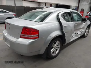 2008 Dodge Avenger SXT with VIN 1B3LC56K88N606043, listed as a IAAI auction lot 42542888 with 88,196 mi miles and . Bid and sale history available at DreamBid. Image 4.