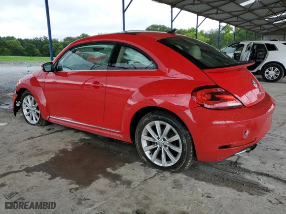 2019 Volkswagen Beetle SE with VIN 3VWJD7AT2KM720858, listed as a Copart auction lot 64599734 with 0 mi miles and Salvage Title. Bid and sale history available at carsss.com. Image 2.