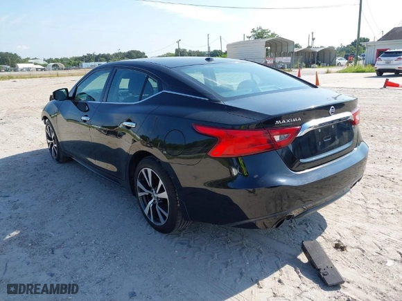 2017 Nissan Maxima SV with VIN 1N4AA6AP6HC395723, listed as a IAAI auction lot 40142574 with 133,307 mi miles. Bid and sale history available at carsss.com. Image 3.