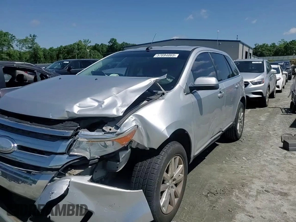 2013 Ford Edge Limited with VIN 2FMDK3KC3DBA14057, listed as a Copart auction lot 57694065 with 250,913 mi miles and Salvage title. Bid and sale history available at DreamBid. Image 14.